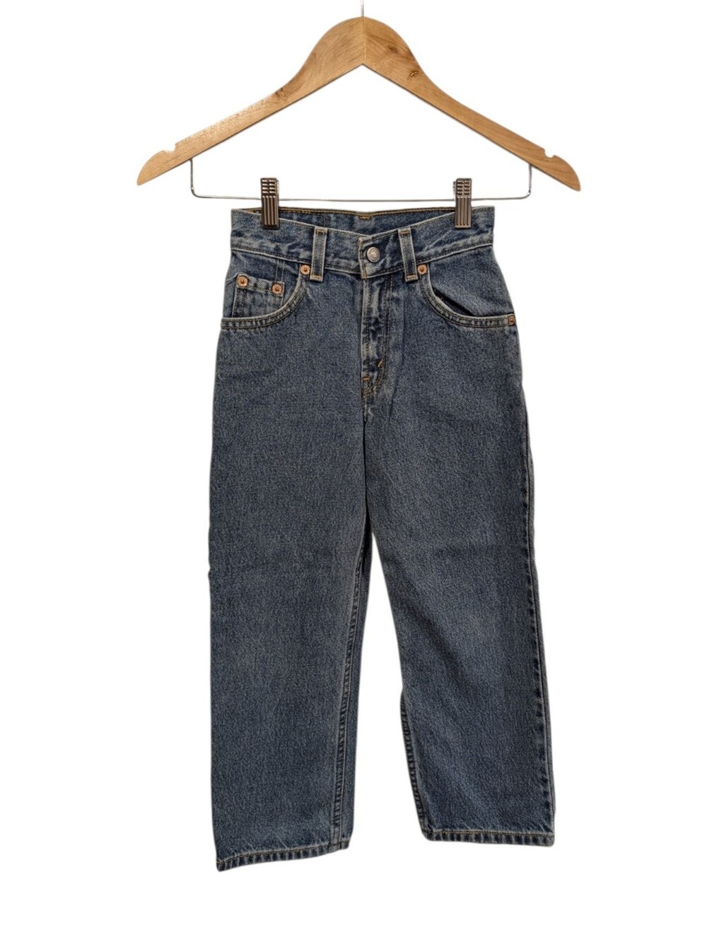 Levi's 550 Relaxed Fit Boy's Blue Jeans Size 7